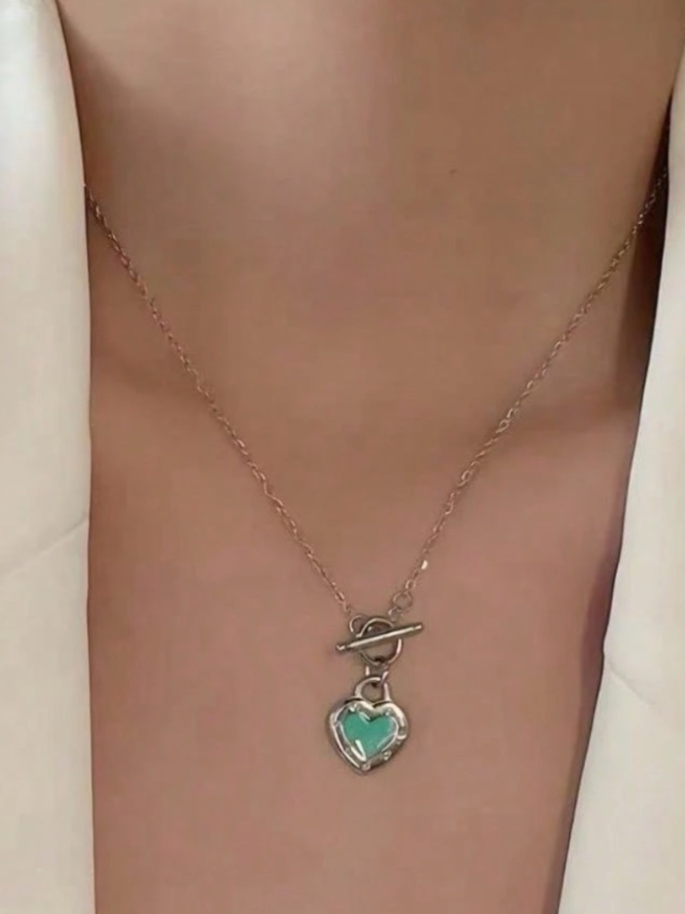 Classic Heart Pendant 925 sterling silver Chain Necklace - Picture 2 of 4